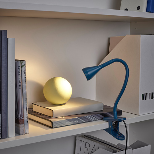 NÄVLINGE - LED夾式聚光燈, 深藍色 | IKEA 線上購物 - PE813374_S4