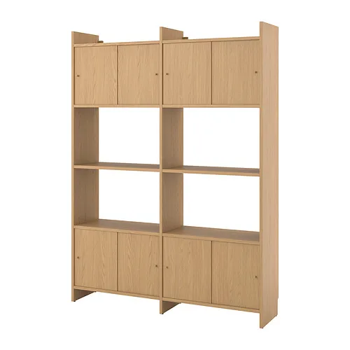 LÅDMAKARE - 滑門收納組合, 附2塊層板/橡木紋, 159x35x212 公分 | IKEA 線上購物 - PE960725_S4