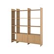 LÅDMAKARE storage combination w sliding doors