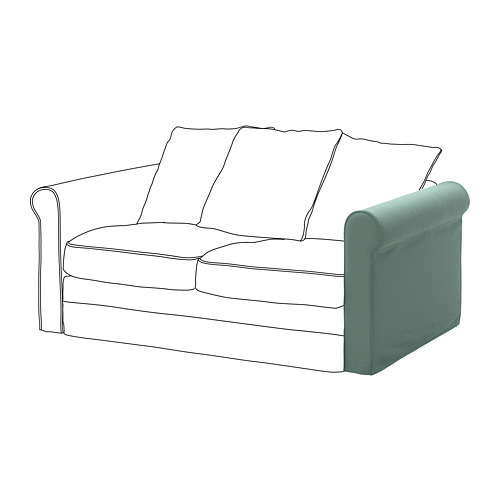 GRÖNLID - cover for armrest, Ljungen light green | IKEA Taiwan Online - PE668628_S4