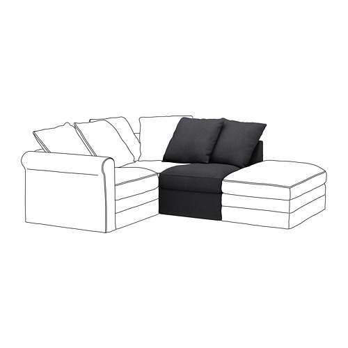 GRÖNLID - 單人座沙發, Sporda 深灰色 | IKEA 線上購物 - PE668636_S4