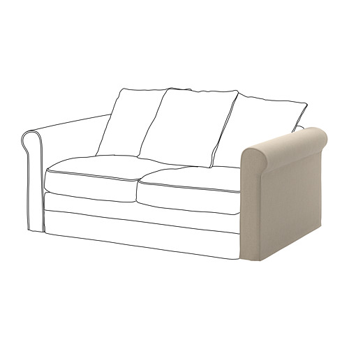 GRÖNLID - cover for armrest, Sporda natural | IKEA Taiwan Online - PE668649_S4