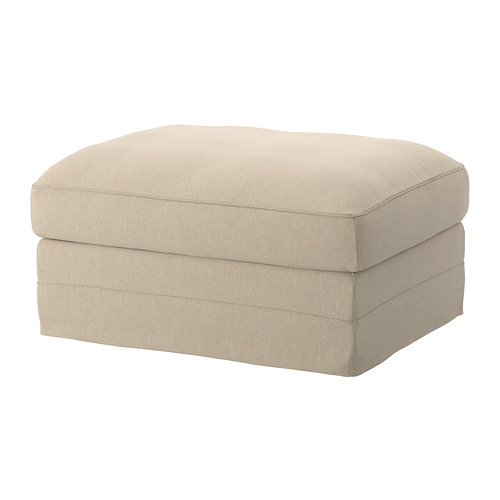GRÖNLID - cover for footstool with storage, Sporda natural | IKEA Taiwan Online - PE668646_S4