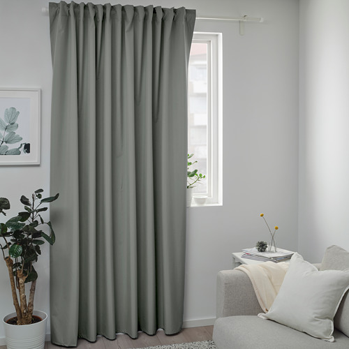 BENGTA - 遮光窗簾 1件裝, 淺綠色 | IKEA 線上購物 - PE813410_S4