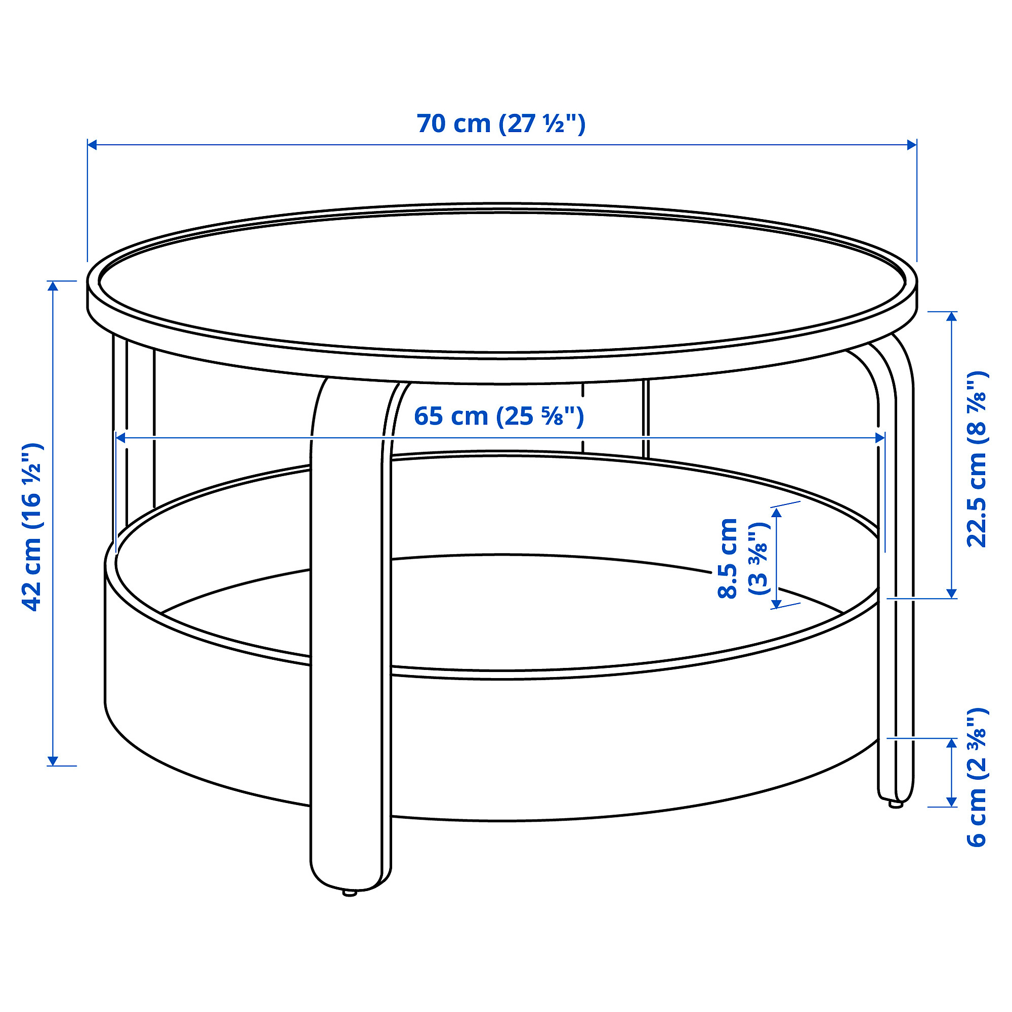 BORGEBY coffee table