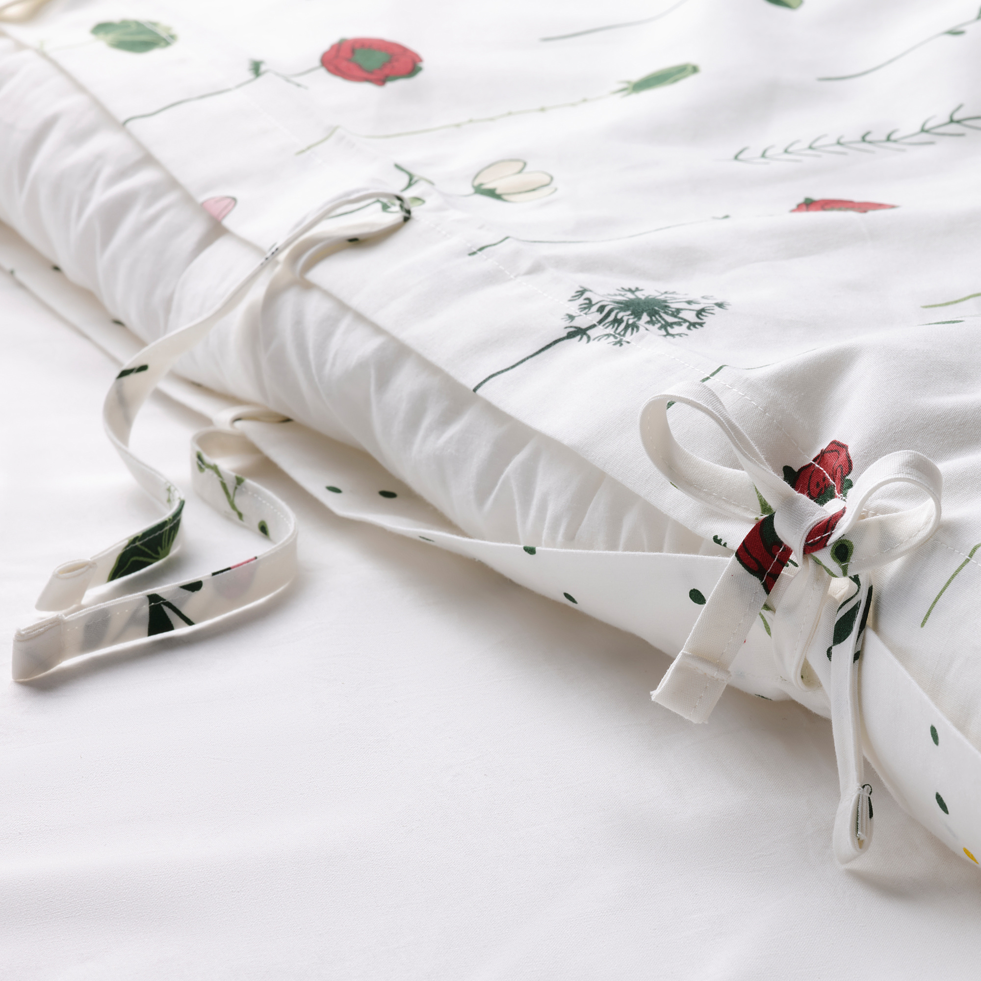 NATTSLÄNDA duvet cover and pillowcase