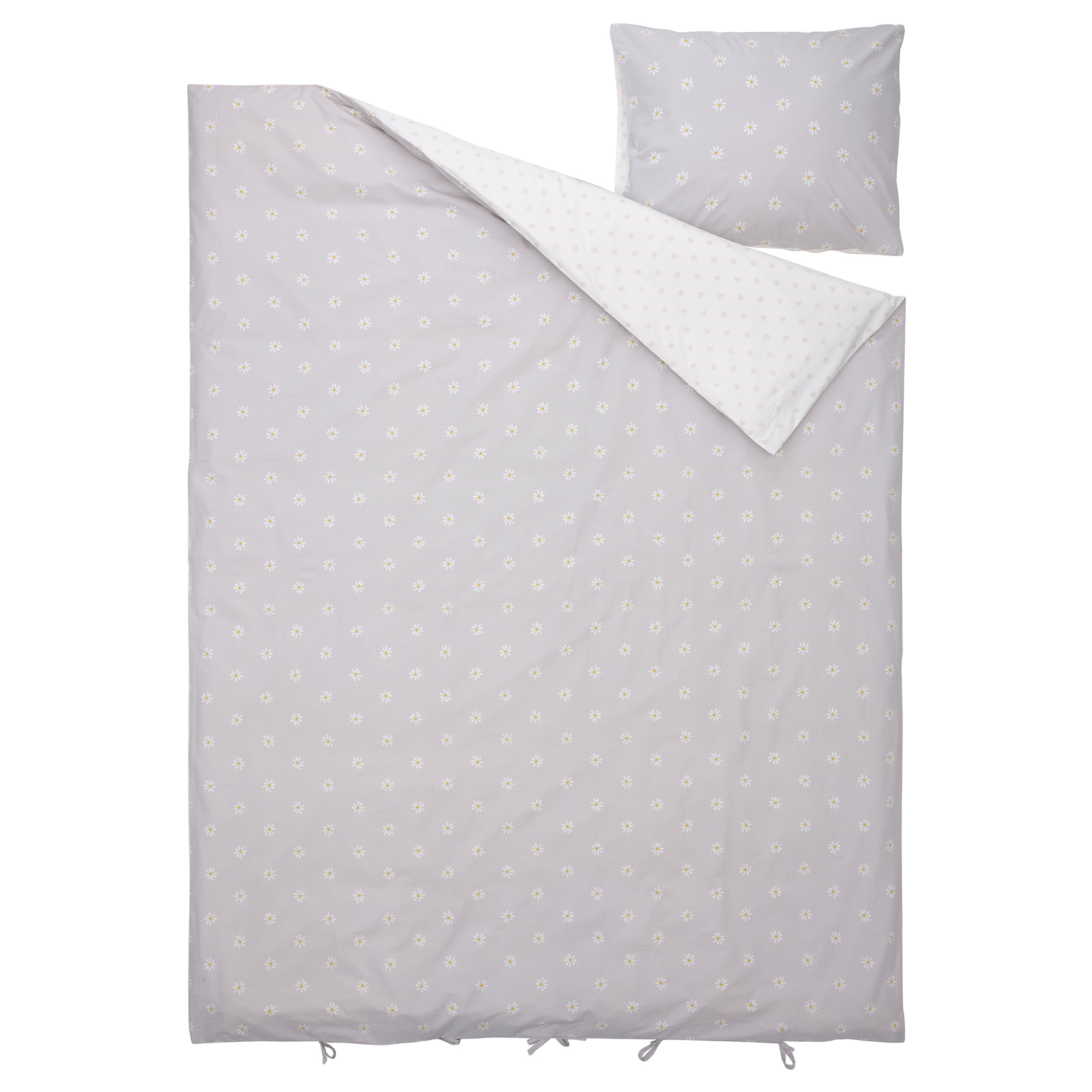 NATTSLÄNDA duvet cover and pillowcase