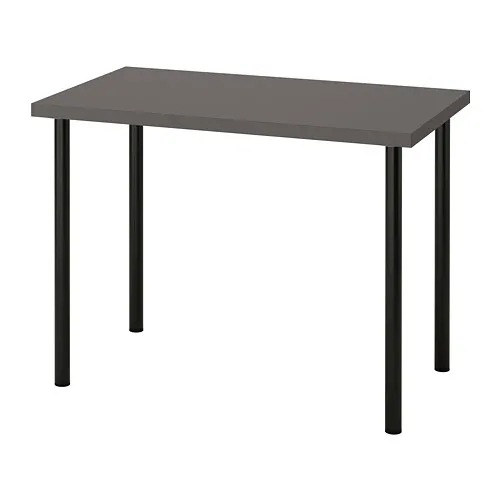 LINNMON/ADILS - 書桌/工作桌, 深灰色/黑色, 100x60 公分 | IKEA 線上購物 - PE813433_S4