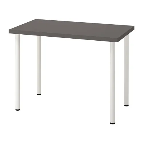 LINNMON/ADILS - 書桌/工作桌, 深灰色/白色, 100x60 公分 | IKEA 線上購物 - PE813434_S4