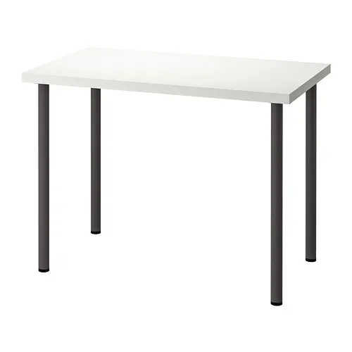 LINNMON/ADILS - 書桌/工作桌, 白色/深灰色, 100x60 公分 | IKEA 線上購物 - PE813437_S4
