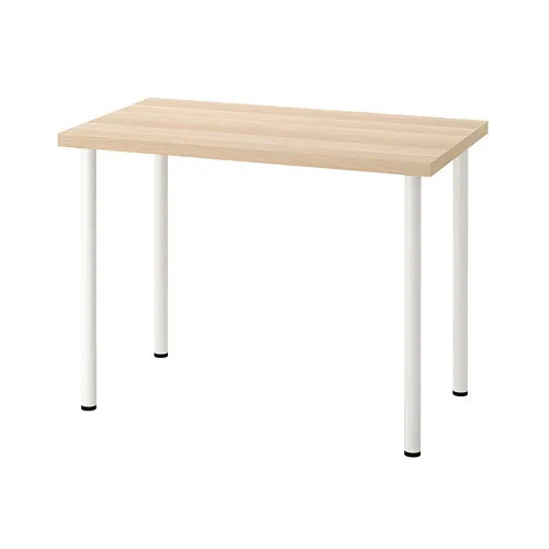 LINNMON/ADILS - 書桌/工作桌, 染白橡木紋/白色, 100x60 公分 | IKEA 線上購物 - PE813438_S4