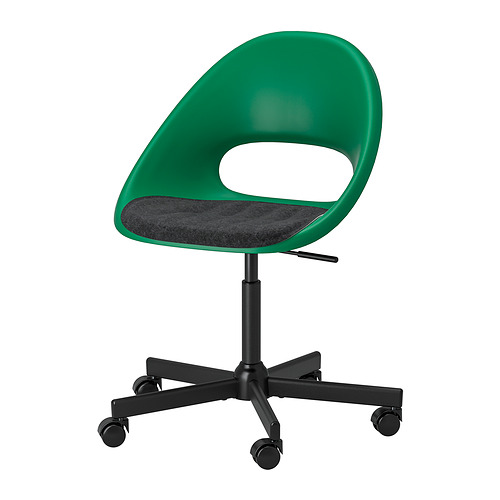 ELDBERGET/MALSKÄR swivel chair + pad