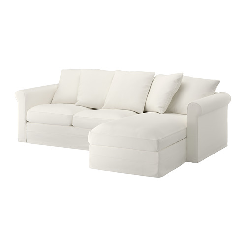 GRÖNLID - 3-seat sofa with chaise longue, Inseros white | IKEA Taiwan Online - PE668689_S4