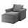 GRÖNLID - chaise longue, Ljungen medium grey | IKEA Taiwan Online - PE668733_S1