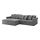 GRÖNLID - cover for 4-seat sofa, with chaise longues/Ljungen medium grey | IKEA Taiwan Online - PE668736_S1
