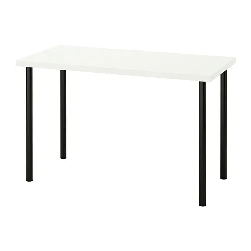 LAGKAPTEN/ADILS - 書桌/工作桌, 白色/黑色, 120x60 公分 | IKEA 線上購物 - PE813473_S4