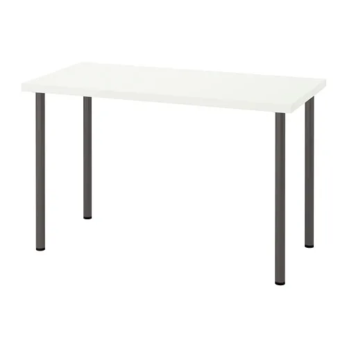LAGKAPTEN/ADILS - 書桌/工作桌, 白色/深灰色, 120x60 公分 | IKEA 線上購物 - PE813474_S4