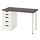 LAGKAPTEN/ALEX - desk, dark grey/white | IKEA Taiwan Online - PE813481_S1