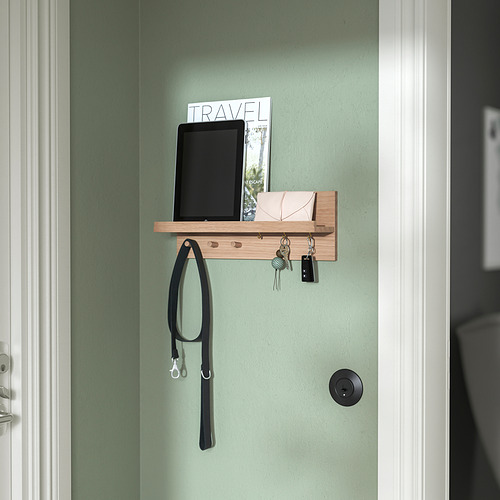 HÄSTVISKARE wall organiser w hooks