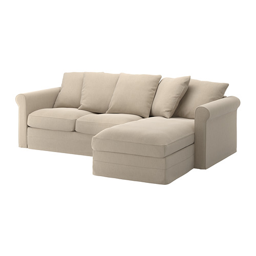 GRÖNLID 3-seat sofa with chaise longue