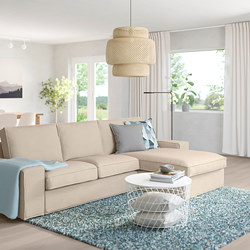 KIVIK - 三人座沙發附躺椅, Tibbleby 米色/灰色 | IKEA 線上購物 - PE848280_S3