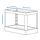 HÅLLBAR - 外拉式垃圾桶框, 淺灰色 | IKEA 線上購物 - PE758525_S1
