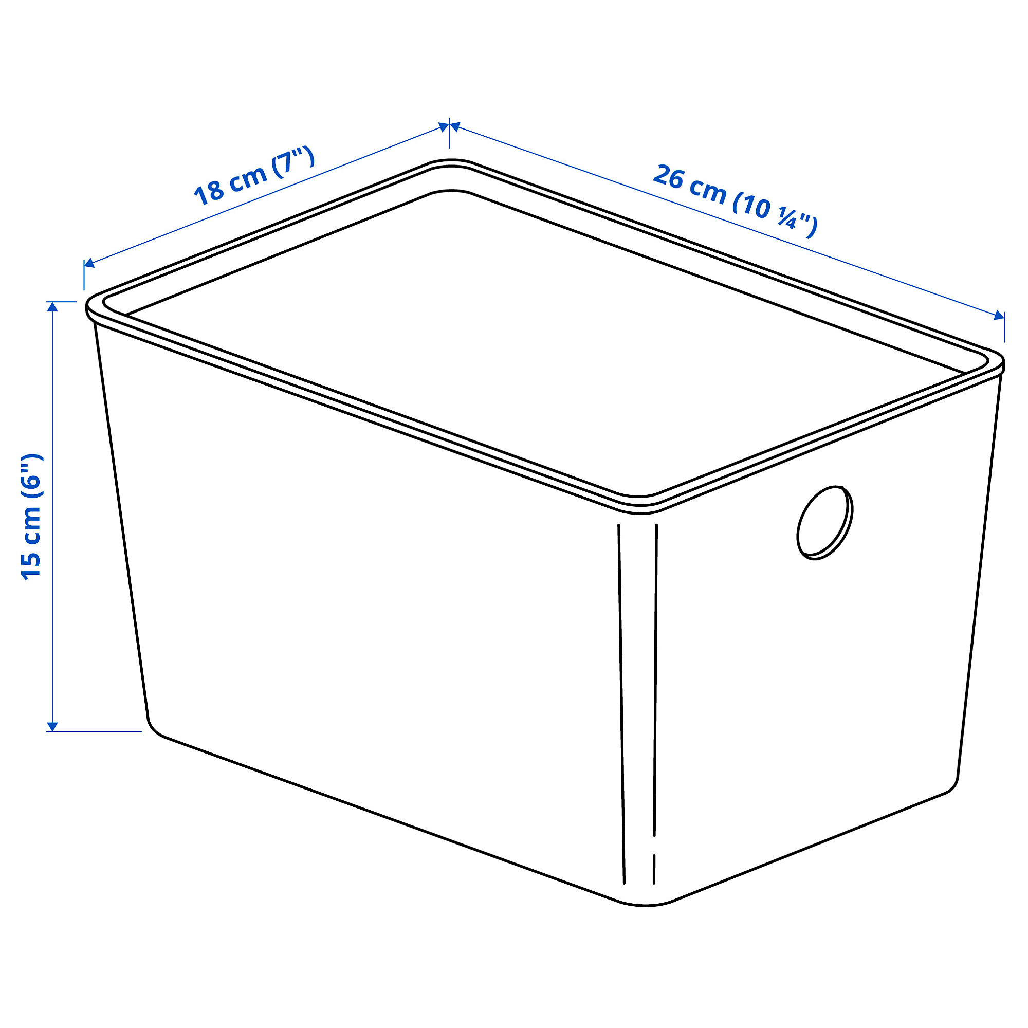 KUGGIS box with lid