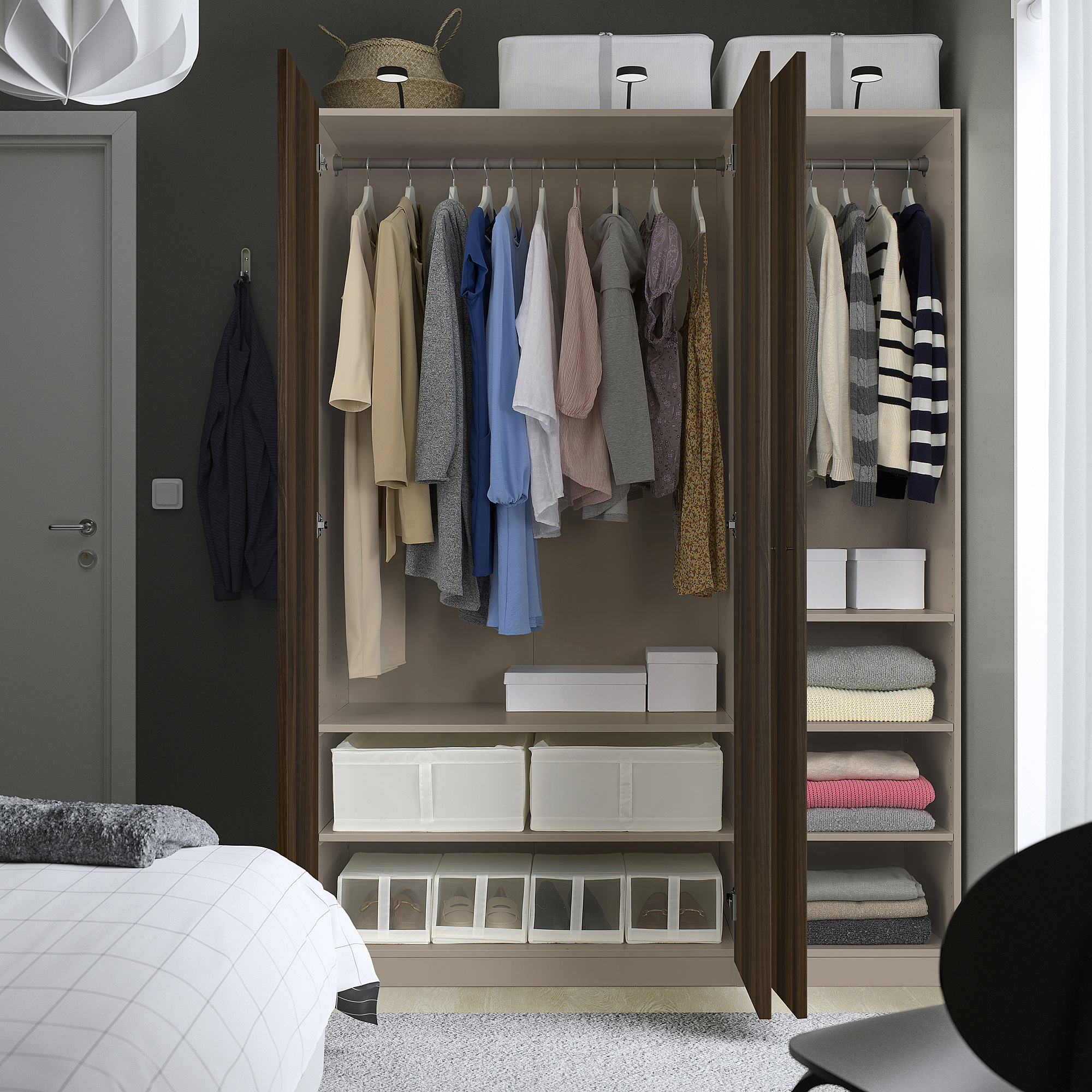 PAX/STORKLINTA wardrobe combination