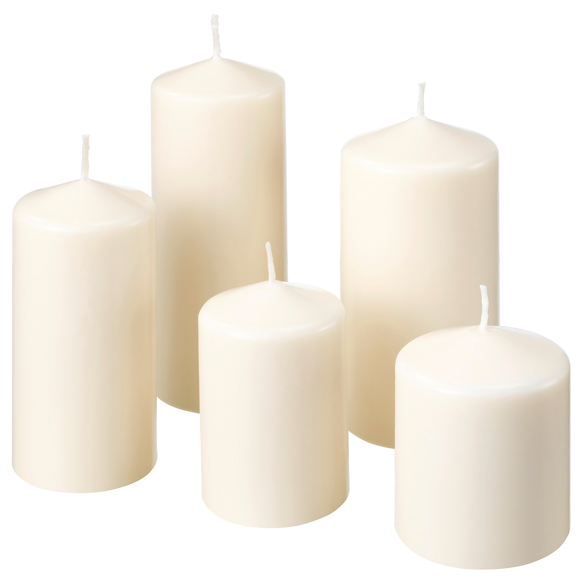 FENOMEN unscented block candle, set of 5