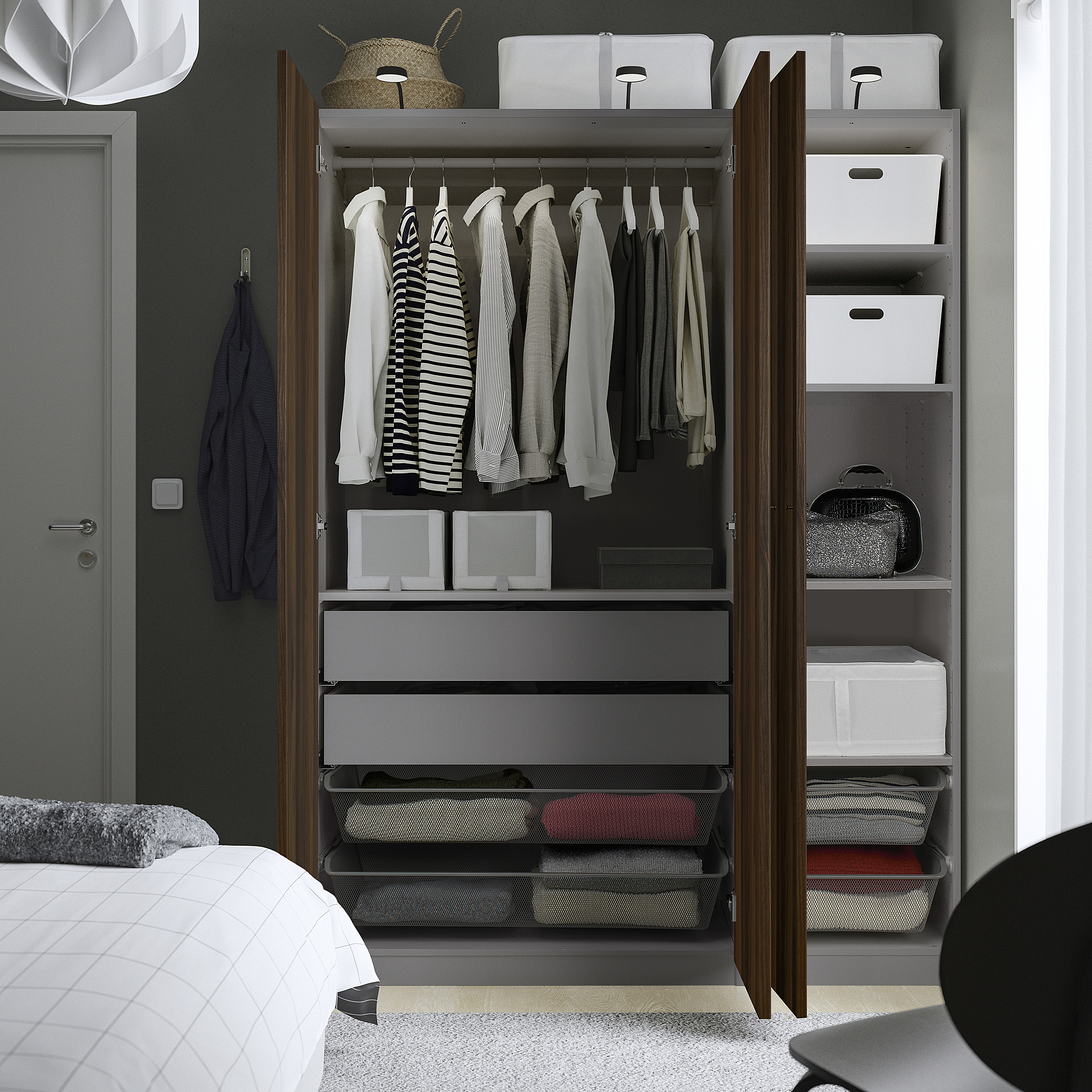 PAX/STORKLINTA wardrobe combination