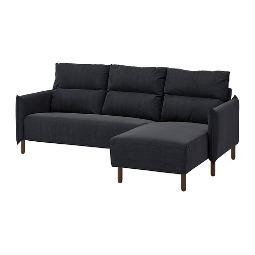 MANNARP 3-seat sofa with chaise longue