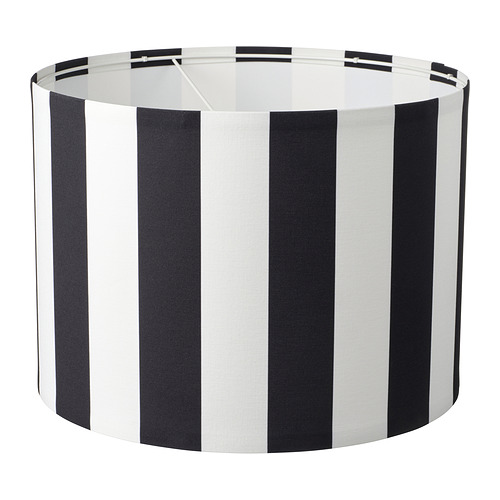 RINGSTA - lamp shade, black/white, 42 cm | IKEA Taiwan Online - PE960914_S4