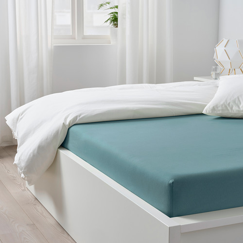 VÅRVIAL - 小型雙人床包, 淺藍色 | IKEA 線上購物 - PE813717_S4