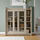 HAUGA - 玻璃門櫃, 米色 | IKEA 線上購物 - PE813874_S1