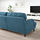 STOCKSUND - 3-seat sofa, Ljungen blue/black/wood | IKEA Taiwan Online - PE719073_S1