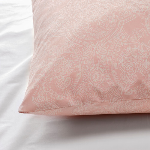 JÄTTEVALLMO - pillowcase, light pink/white | IKEA Taiwan Online - PE813743_S4