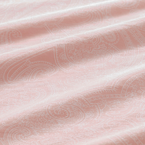 JÄTTEVALLMO - 枕頭套, 淺粉紅色/白色 | IKEA 線上購物 - PE813747_S4