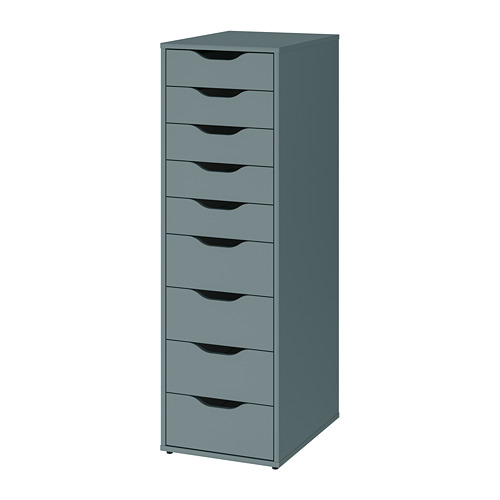 ALEX drawer unit with 9 drawers