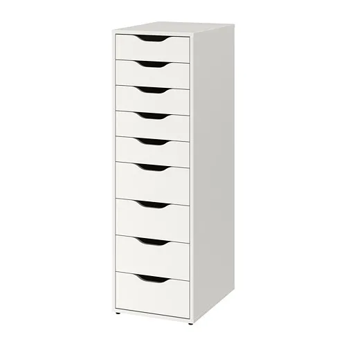 ALEX - 抽屜櫃/9抽, 白色, 36x116 公分 | IKEA 線上購物 - PE813766_S4