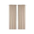 TRYSTÄVMAL curtains, 1 pair