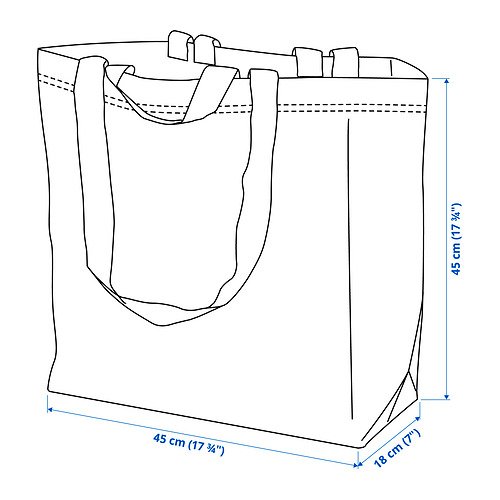 FRAKTA carrier bag, medium