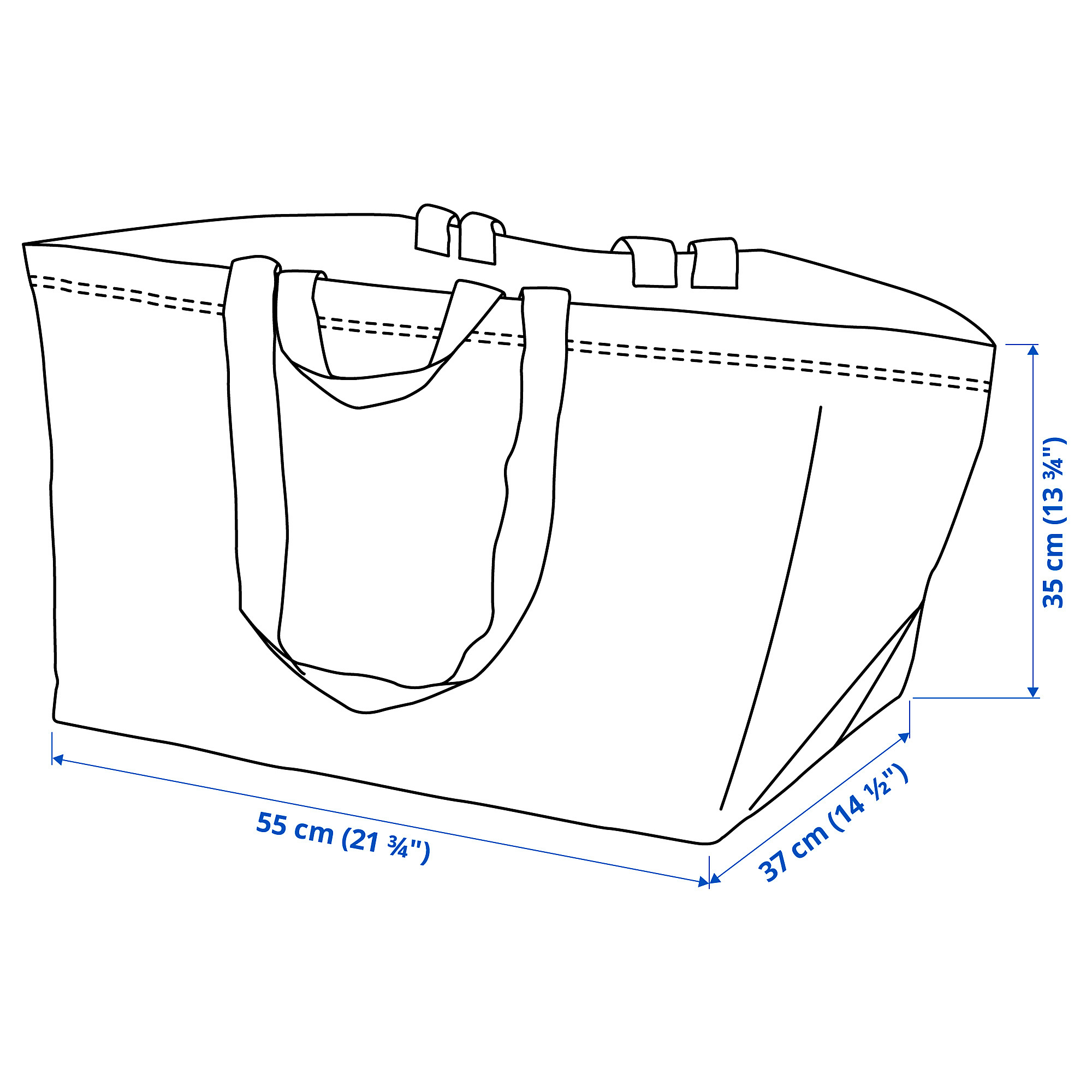 FRAKTA carrier bag, large