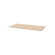 LAGKAPTEN - table top, white stained oak effect, 140x60 cm | IKEA Taiwan Online - PE813783_S2 