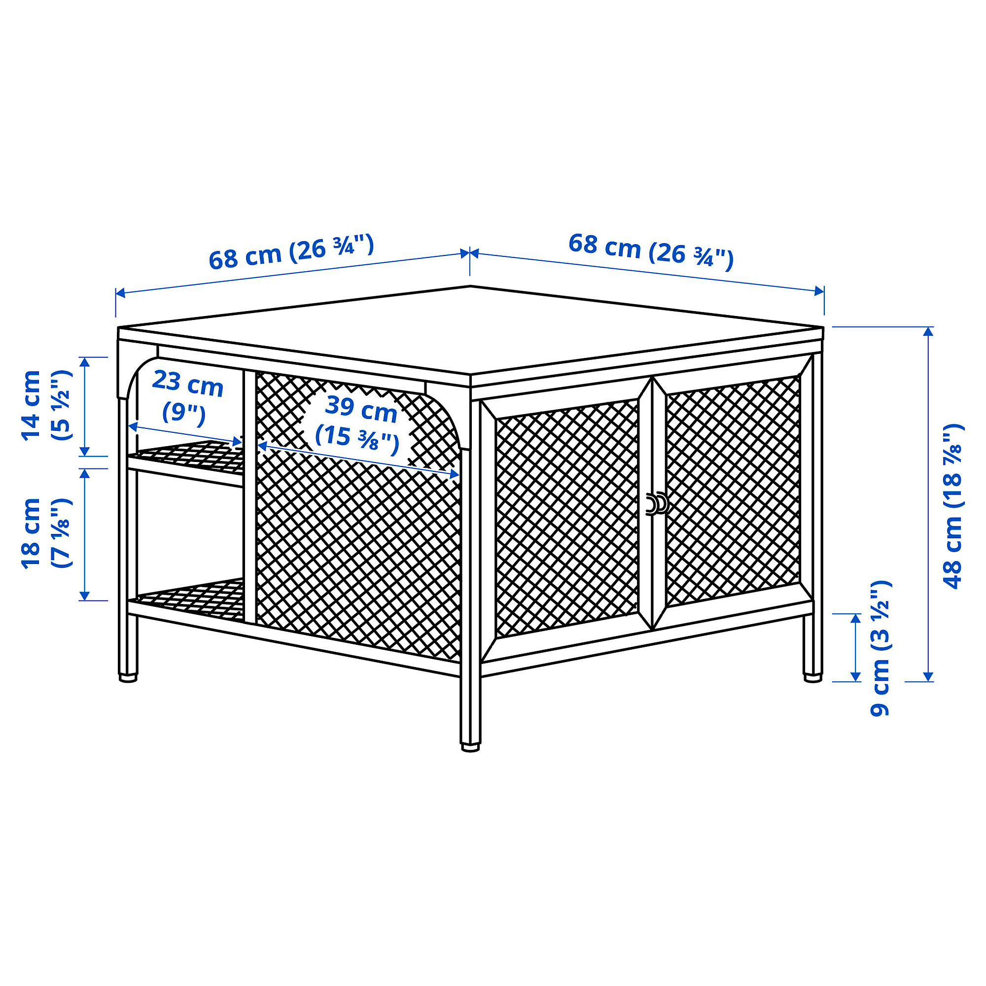 FJÄLLBO storage table