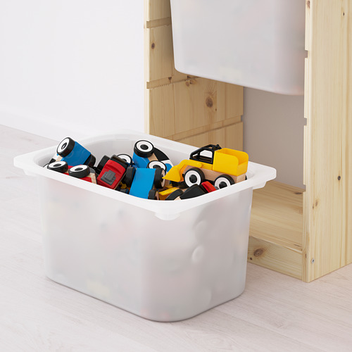 TROFAST - storage combination with boxes, light white stained pine/pink | IKEA Taiwan Online - PE653544_S4