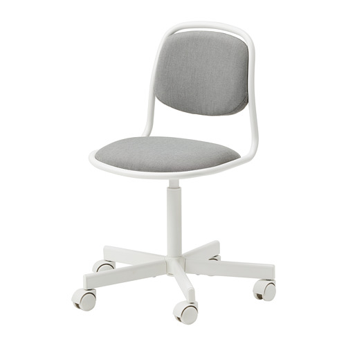 ÖRFJÄLL - 兒童書桌椅, 白色/Vissle 淺灰色 | IKEA 線上購物 - PE813958_S4