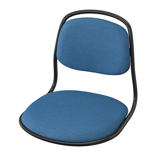 ÖRFJÄLL - seat shell, black/Vissle blue | IKEA Taiwan Online - PE813973_S4