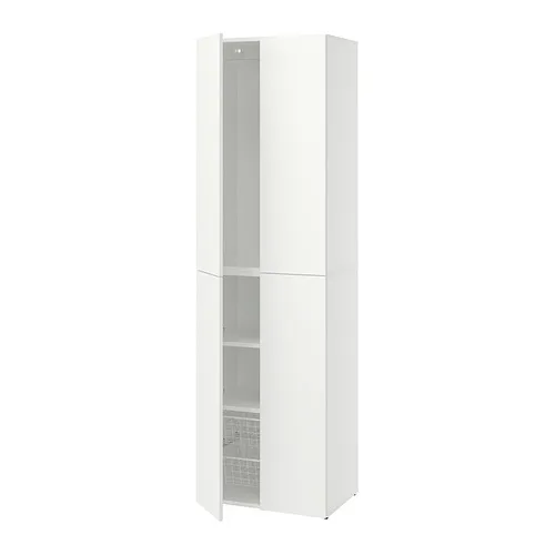 LASTARE - 收納組合，白色，60x42x201 公分 | IKEA 線上購物 - PE999343_S4
