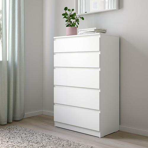 KULLEN - 抽屜櫃/5抽, 白色 | IKEA 線上購物 - PE758824_S4