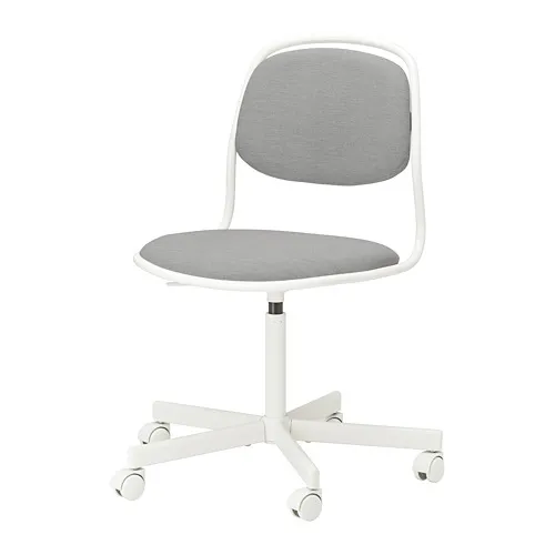 ÖRFJÄLL - 旋轉椅, 白色/Vissle 淺灰色 | IKEA 線上購物 - PE813981_S4